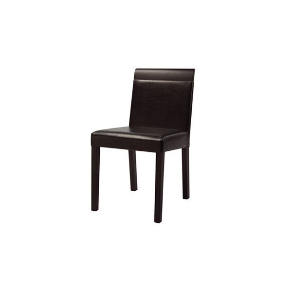 Picture of SPENCER Wooden Chair Coffee-Black Bicast
