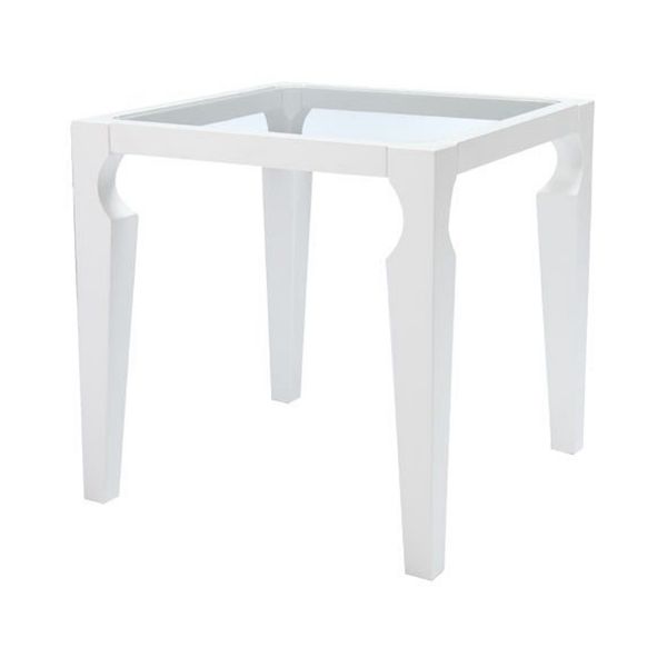 Picture of NAPOLEON SIDE TABLE 50 CM WT/GLASS