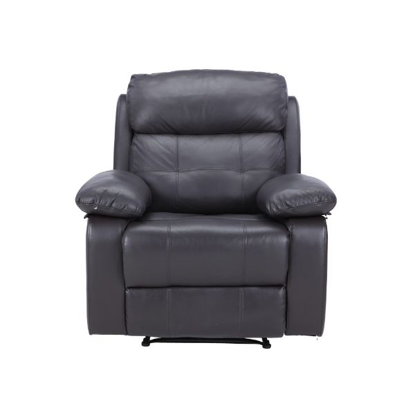 Picture of BONO Half leather recliner 1/S CHOCO