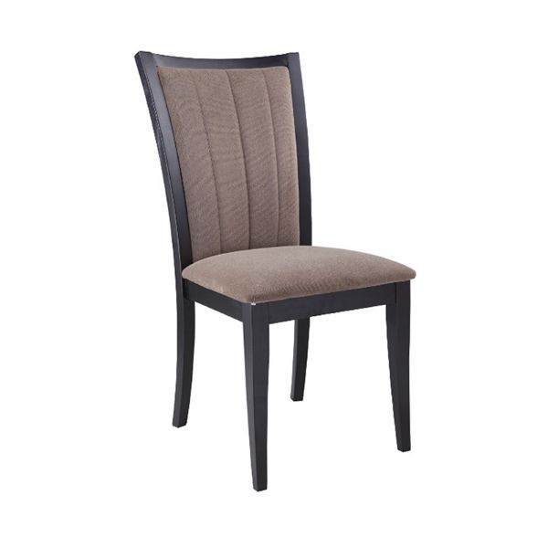 Picture of ELLIE fabric dining chair BN/CF