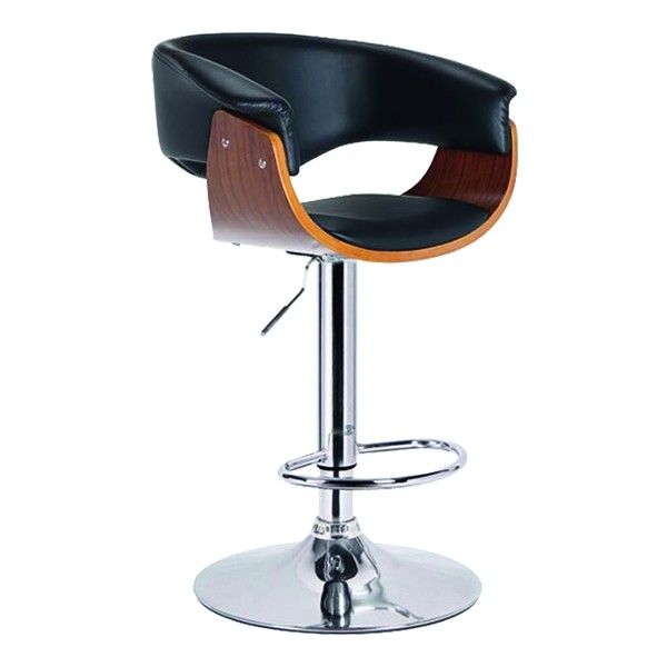 Picture of ASHER BAR STOOL BK/WN