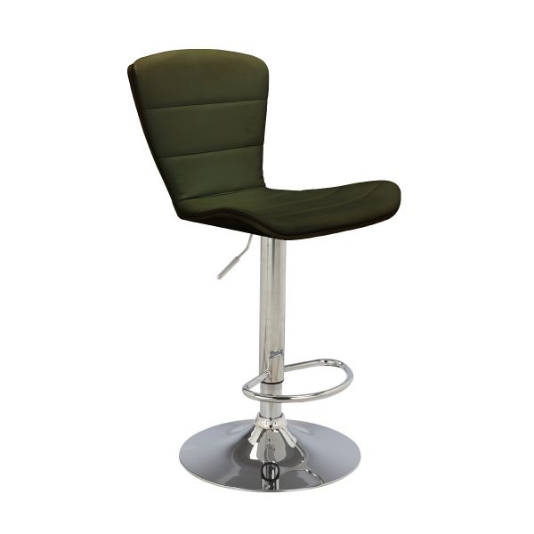 Picture of JESSY FABRIC BAR STOOL WN/DGY