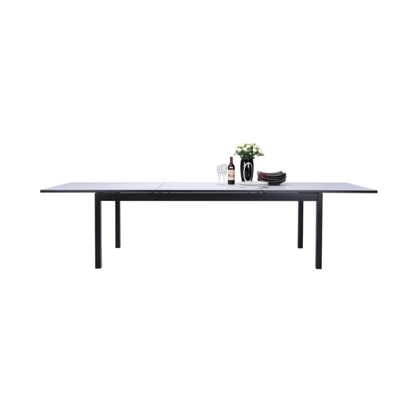 Picture of DAYYA WOOD DINING TABLE 215/315CM BK/WT