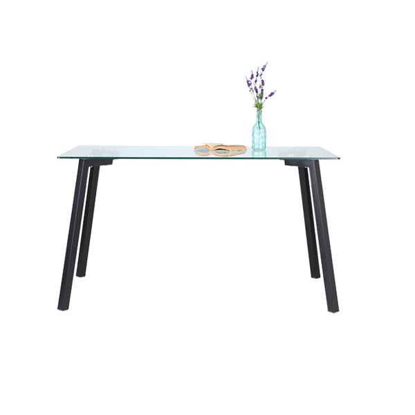 Picture of GLASSIA Dining Table 140x80cm BK