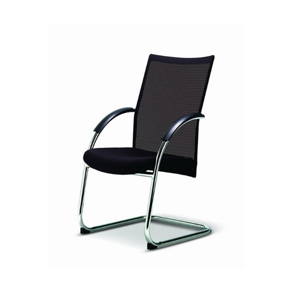 Picture of MESH GUEST CHAIR / FABRIC -BK
