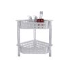 Picture of VINSON 2Tier corner shelves 39x28x39 WT