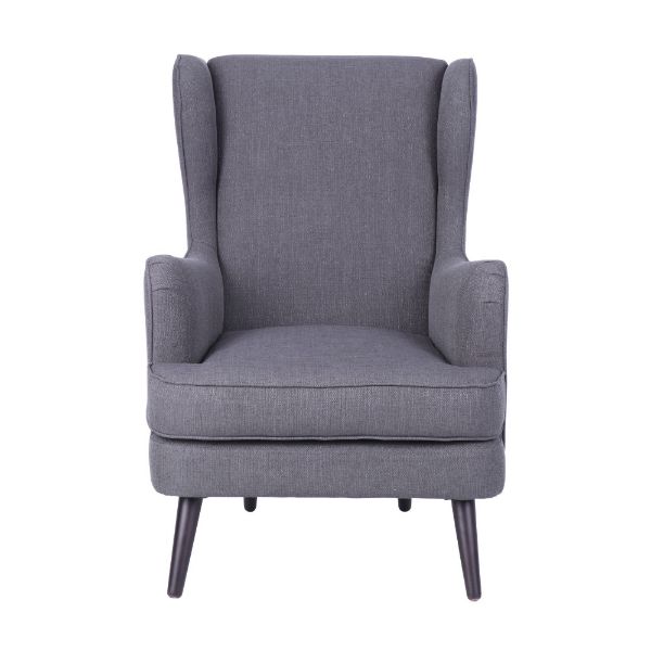 Picture of TOBY/L fabric armchair DGY              