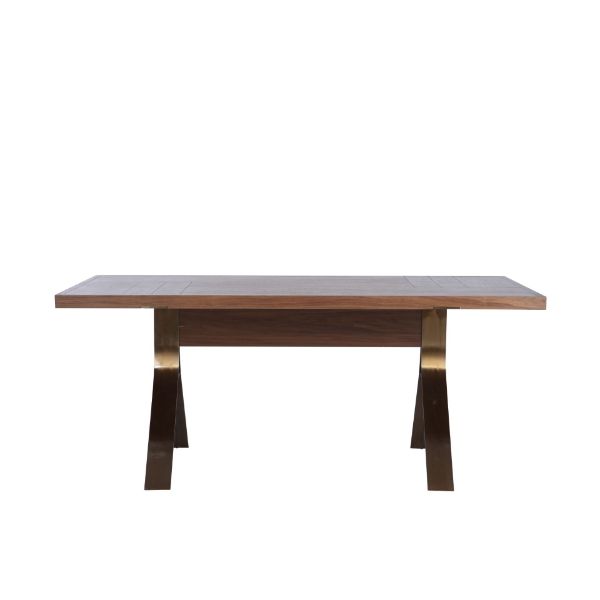 Picture of BUDAE Dining Table 180 CM WN/GD         