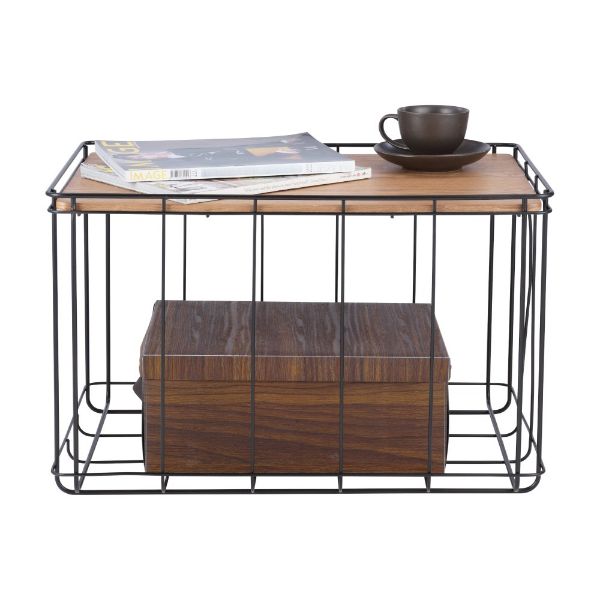 Picture of TULSA L Iron wire side table BK         