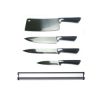 Picture of DEVIN Knife set w/magnet bar 5pcs/set BK