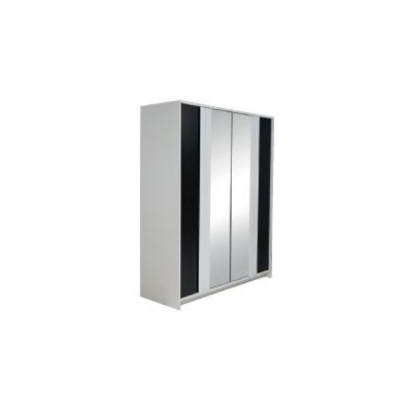 Picture of VERTIO wardrobe 4 doors WT-M/BK