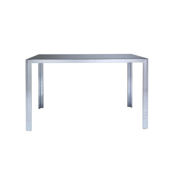 Picture of ASTRO dining table 120 cm chrome/glassBK