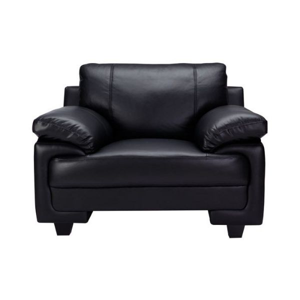 Picture of MARIZO sofa half-Leather 1/S BK
