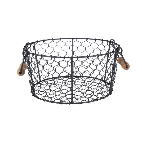 Picture of BREEANA Fruit Basket D30xH14cm. BK      