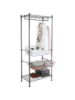 Picture of RYLEY Cloth rack w/basket 75x45x180cm GY