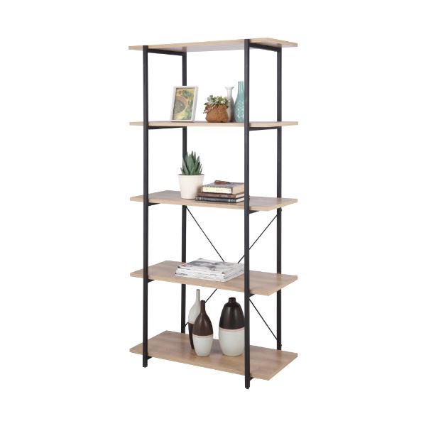 Picture of IRA 5 tier shelves 80 CM NT/BK          