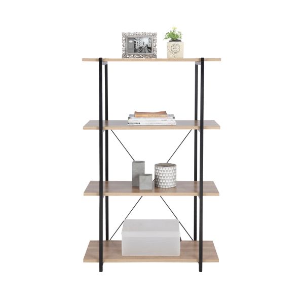 Picture of IRA 4 tier shelves 80 CM NT/BK          