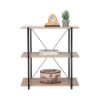 Picture of IRA 3 tier shelves 80 CM NT/BK          