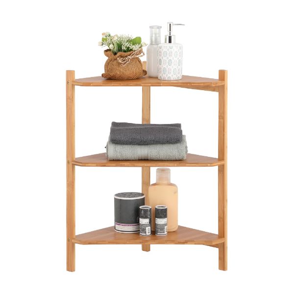 Picture of LORNER 3-Tier bath shelf 34x34x60 NT    