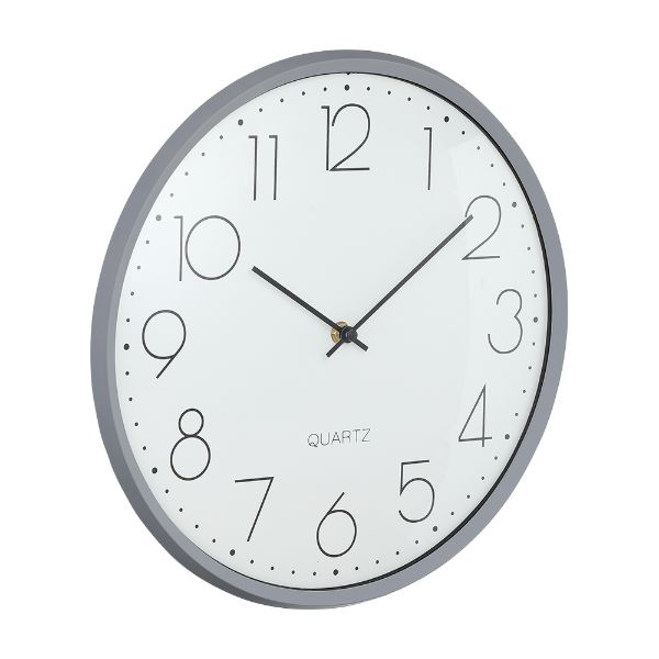 Picture of JERLY Wall clock 13" WT/GY              