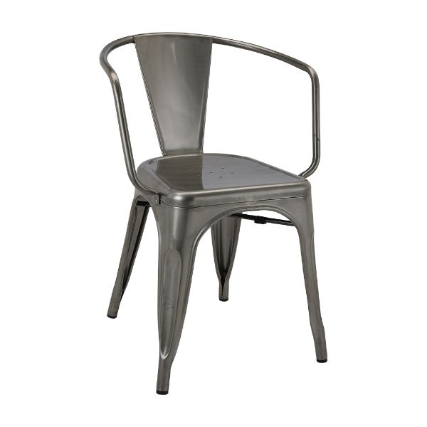 Picture of MC-005T metal chair GUNMETAL            