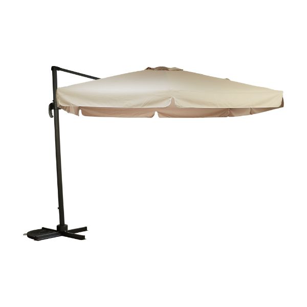 Picture of CAPUA Hanging Parasol square 3x3M GY    