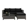 Picture of BELLEZZA Outdoor sofa set GY/BK         