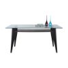 Picture of BRIGHTON dining table glass 160cm MO    