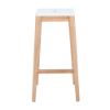 Picture of MUSTO Bar Stool(Square) NT/WT           