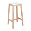 Picture of MUSTO Bar Stool(Square) NT/WT           