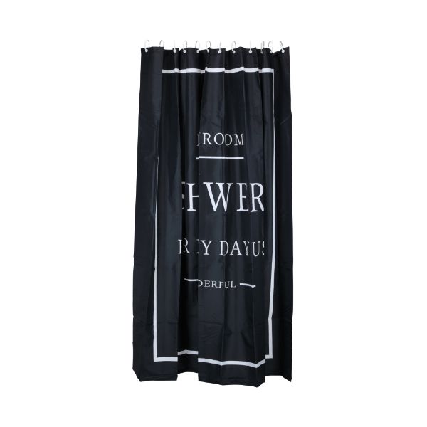 Picture of CHOCKY Shower curtain 180x180cm BK      
