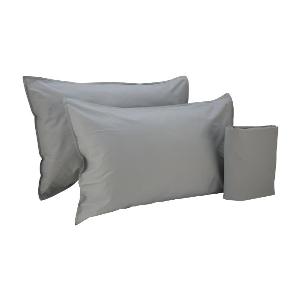 Picture of VALERIE King Fitted sheet 3pcs/set GY   