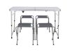 Picture of PASSIVE Camping set1table+4chairs WT/DGY
