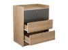 Picture of MERINDA Chest 3 drawers NT/DGY          
