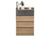 Picture of MERINDA Chest 4 drawers NT/DGY