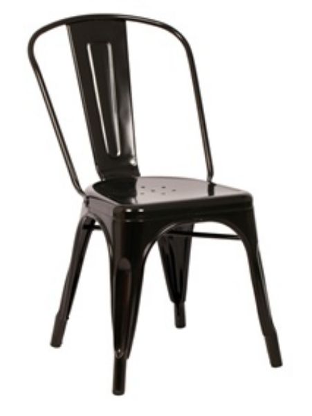 Picture of GEELONG Metal dining chair BK