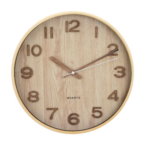 Picture of KARENY Wall clock 12" NT/CR