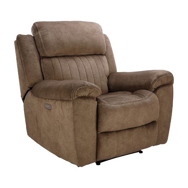 Picture of LEDGER Fabric power recliner 1/S BN     