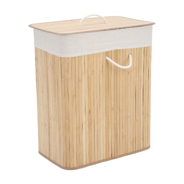 Picture of EAZY Bamboo laundry hamper 104L NT/BE   