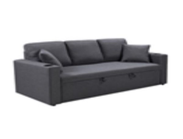Picture of DOMINANT/P Fabric sofa-bed  3/S DGY