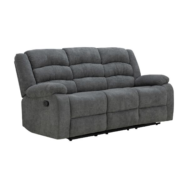 Picture of JAYDEN Fabric manual recliner 3/S GY