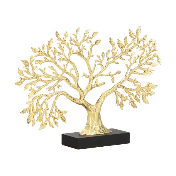 Picture of GOLDLIGROW Tree sculpture 8.26" GD/BK