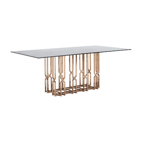 Picture of PHOENIX Glass dining table 200cm BK