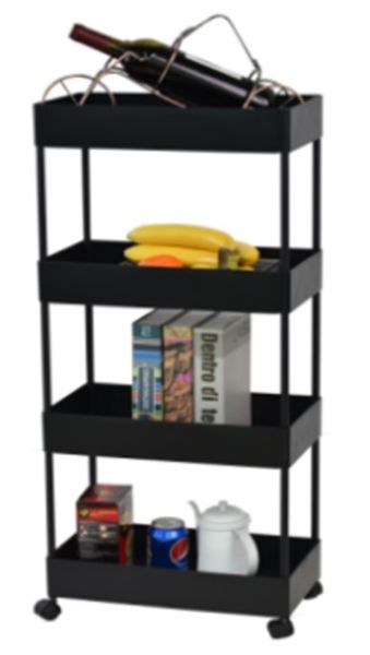 Picture of BATEL 4-Tier bathroom trolley BK