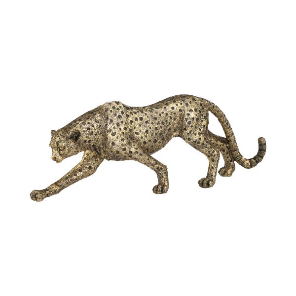 Picture of JAGUARSA Tiger sculpture 5" GD/BK