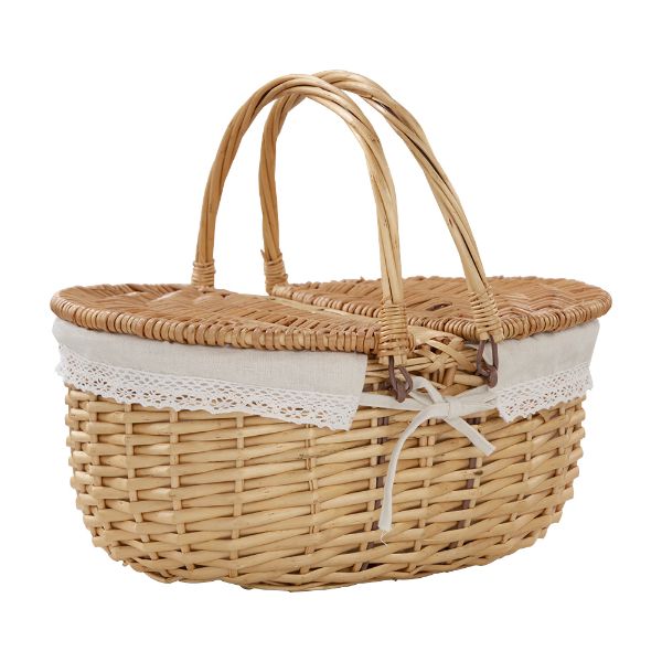 Picture of TSUMA Basket w/handle 39x29x18 NT