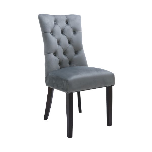 Picture of CHARLOTTE Chair upholstery velvet DGY/WN