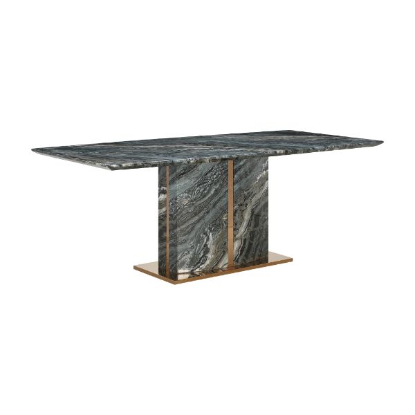 Picture of ARESSO marble dining table 200 cm BK