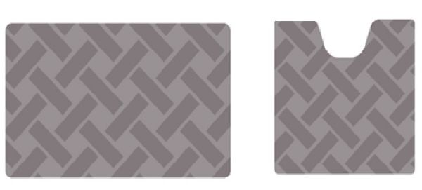 Picture of ROCCO Bath mat set 50x80/50x60 cm TP