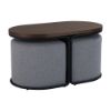 Picture of BENEDIC Coffee table+stool DBN/GY